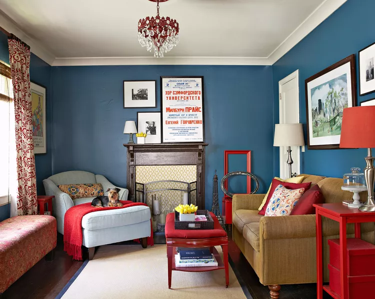 Blue Walls with Red Accented Furniture.jpg
