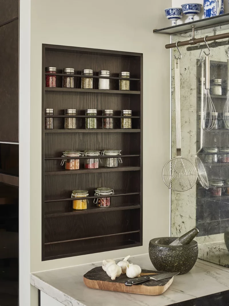 Built-In Spice Rack