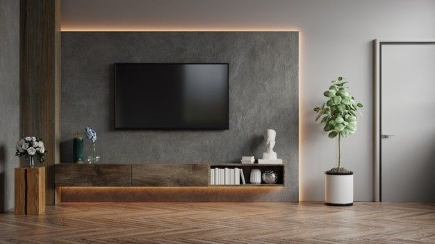 Concrete Wallpaper for Your TV