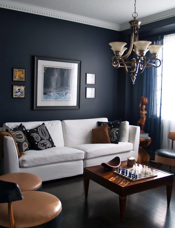 Dark Blue Wall