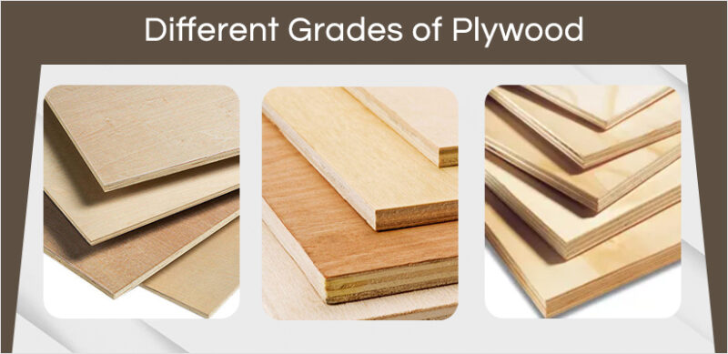 Different Grades of Plywood