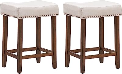 ERGOMASTER Counter Height Bar Stools Set of 2