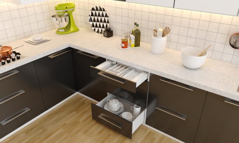 Enhance your Kitchen with Elegant Kitchen Drawers