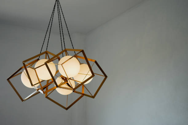 Geometric Bubble Chandelier