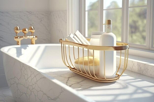 Golden Bath Trays