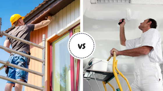 Interior vs. Exterior Paint, What Sets Them Apart