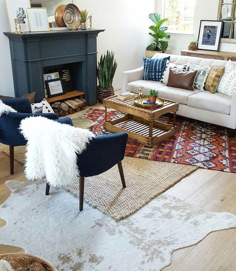 Layer Rugs and Pillows