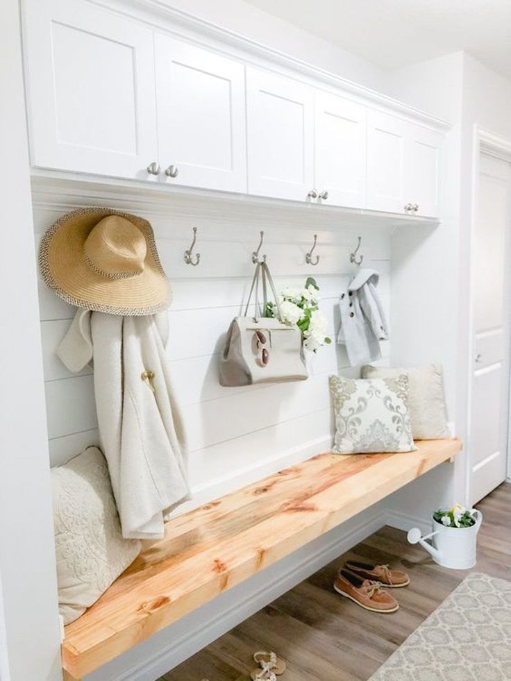 Mudroom Nook with Hooks