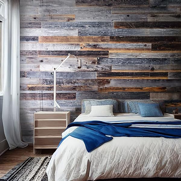 Rustic Look to the Bedroom with Reclaimed Redwood