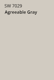 SW 7029 Agreeable Gray