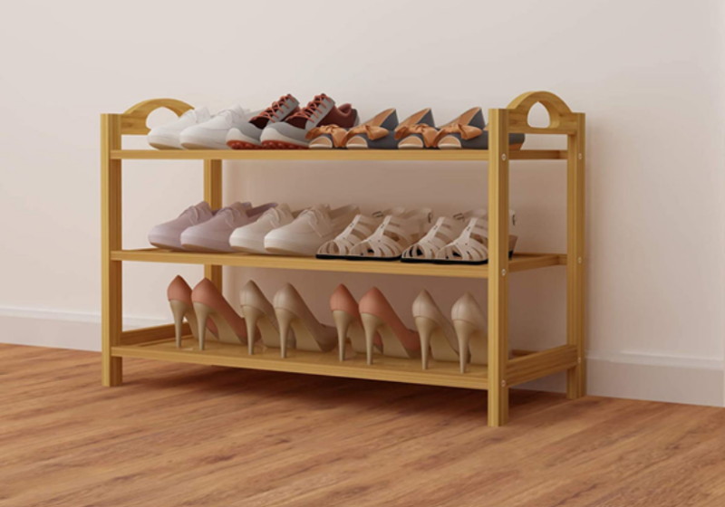 Shoe Shelves in The Entryway