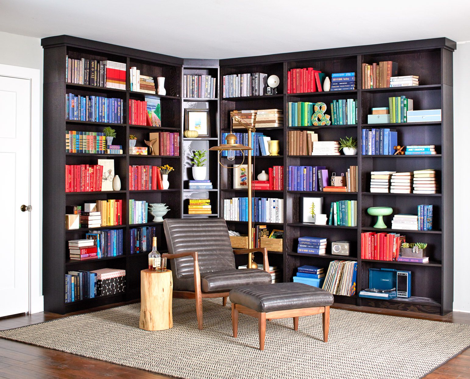 The Allure of the Black Custom Built-In Bookcase
