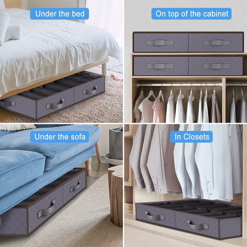 Under-Bed Shoe Storage