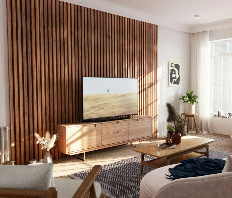 Walnut Wood Slat Wall.webp