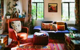 Neutral Boho Living Room Decor Ideas