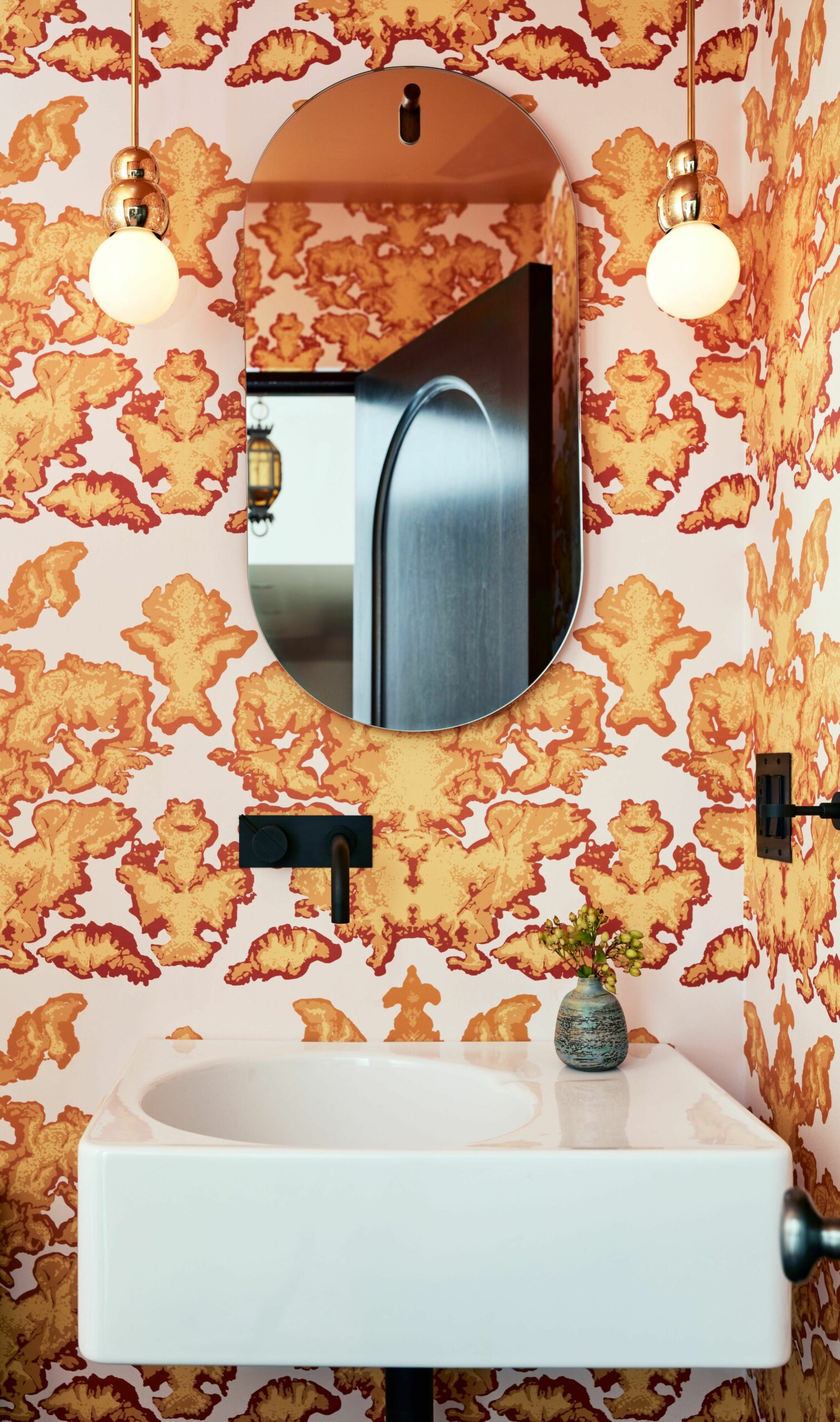 21 Gorgeous Wallpaper For Your Powder Room - CozyCottageCute