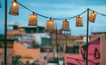 Easy DIY String Light Poles Tutorial