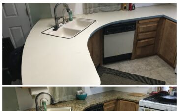 How to DIY Paint Laminate Countertops