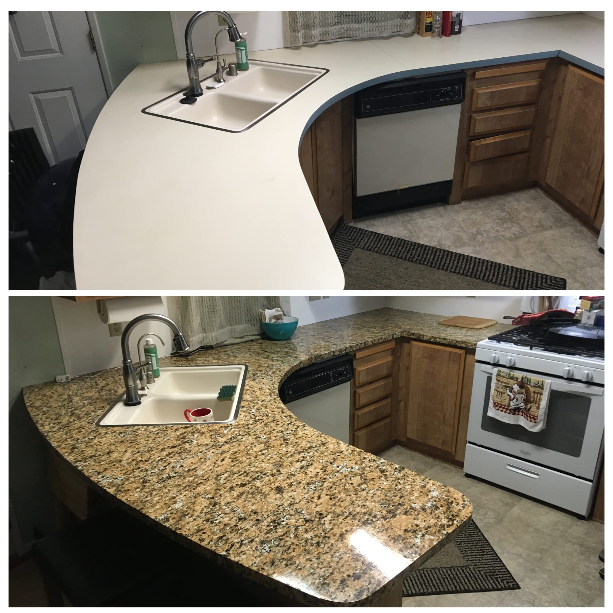 How to DIY Paint Laminate Countertops