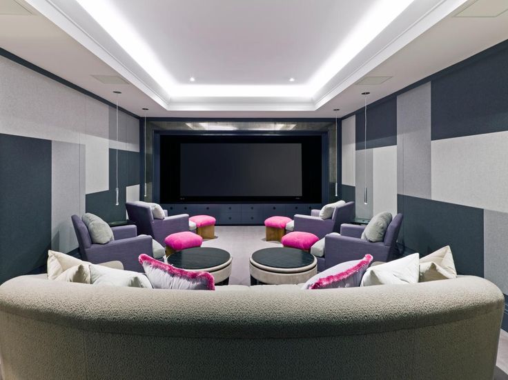 Modern Home Theater Design Ideas