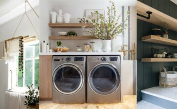 Shelf Over Washer and Dryer Ideas